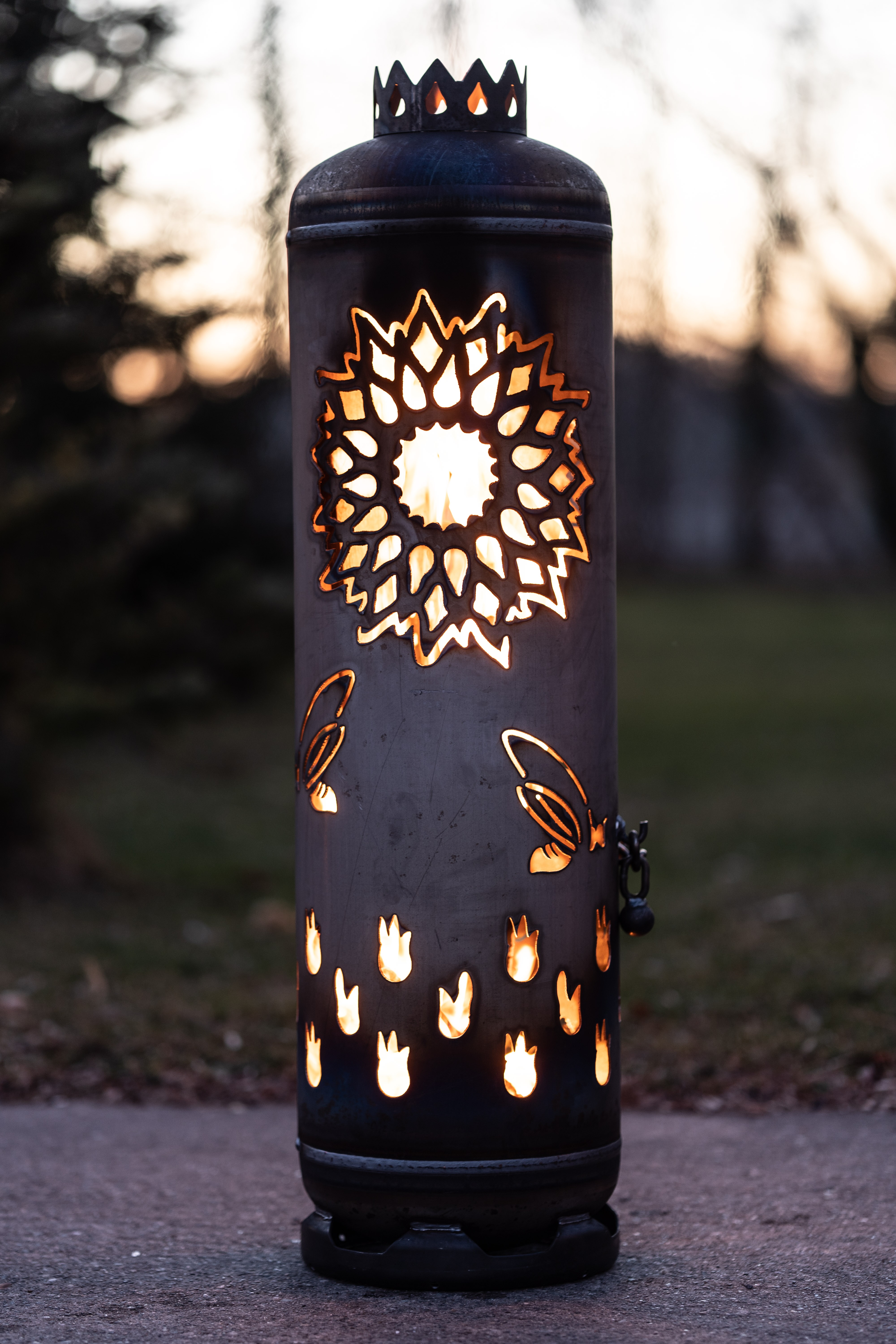 Feuerstelle Sonne