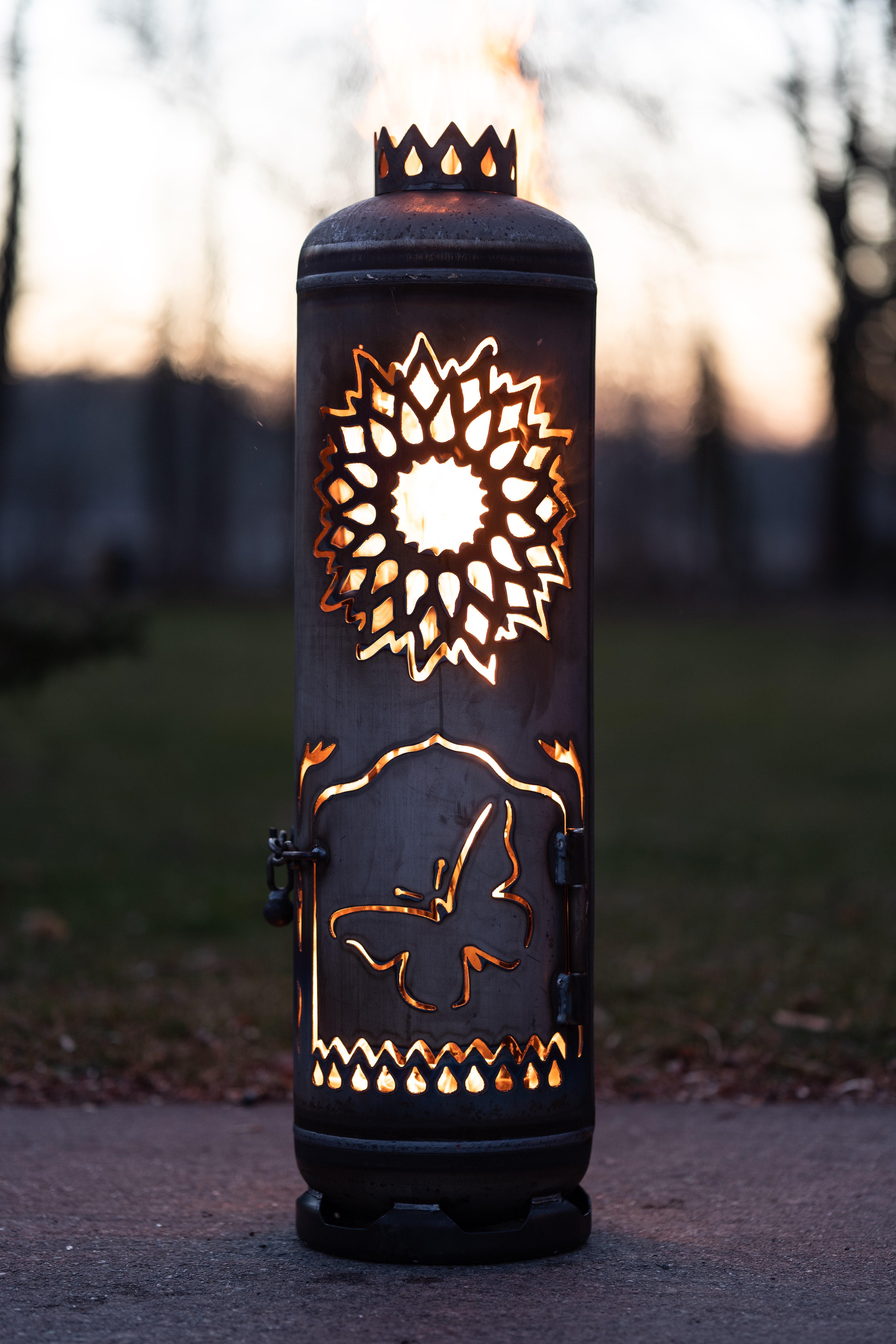 Feuerstelle Sonne