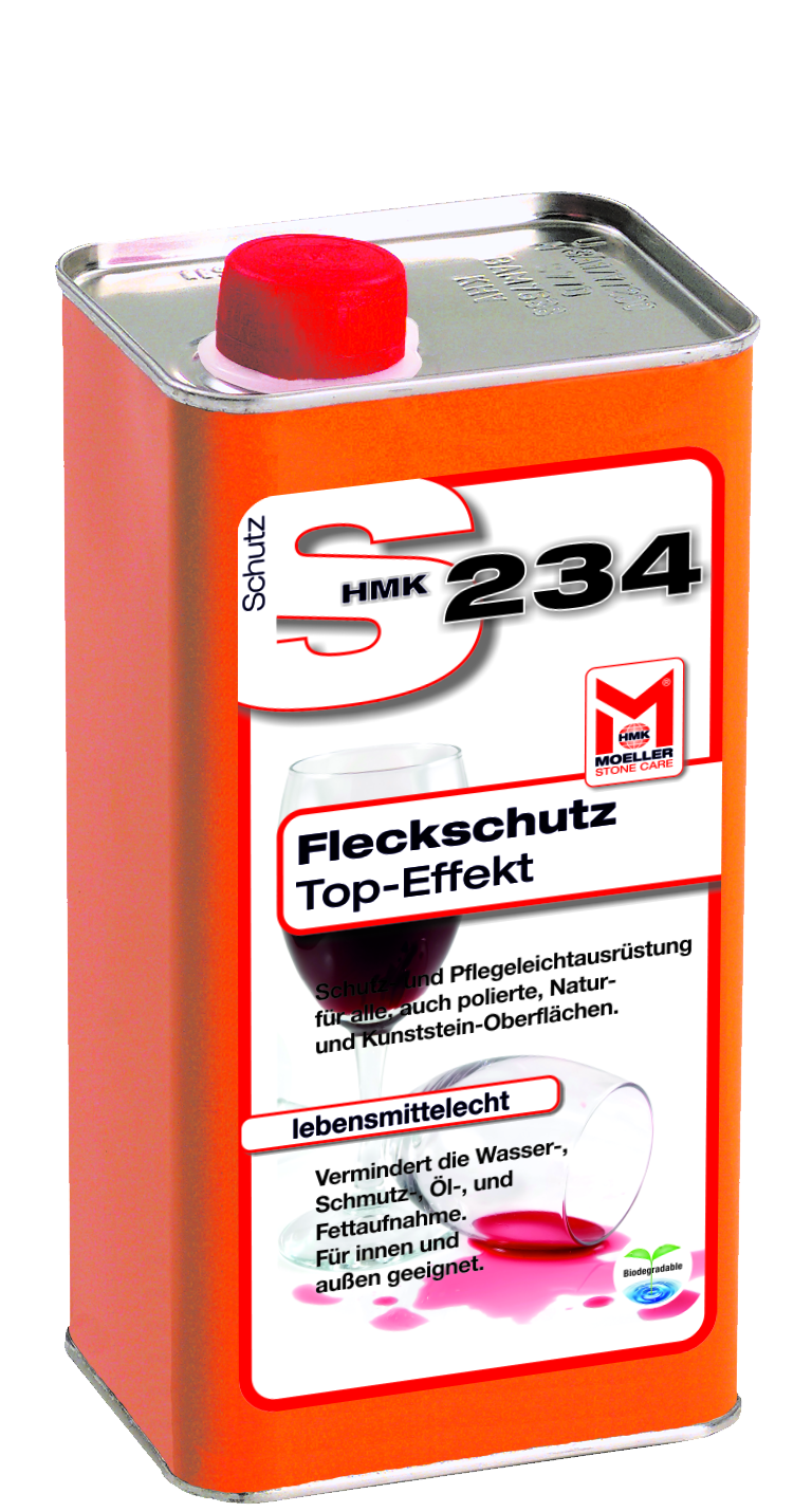 Primero S234 Fleckschutz 1 l, Top-Effekt, für den Innen- und Außenbereich Primero S234 Fleckschutz 1 l, Top-Effekt, für den Innen- und Außenbereich