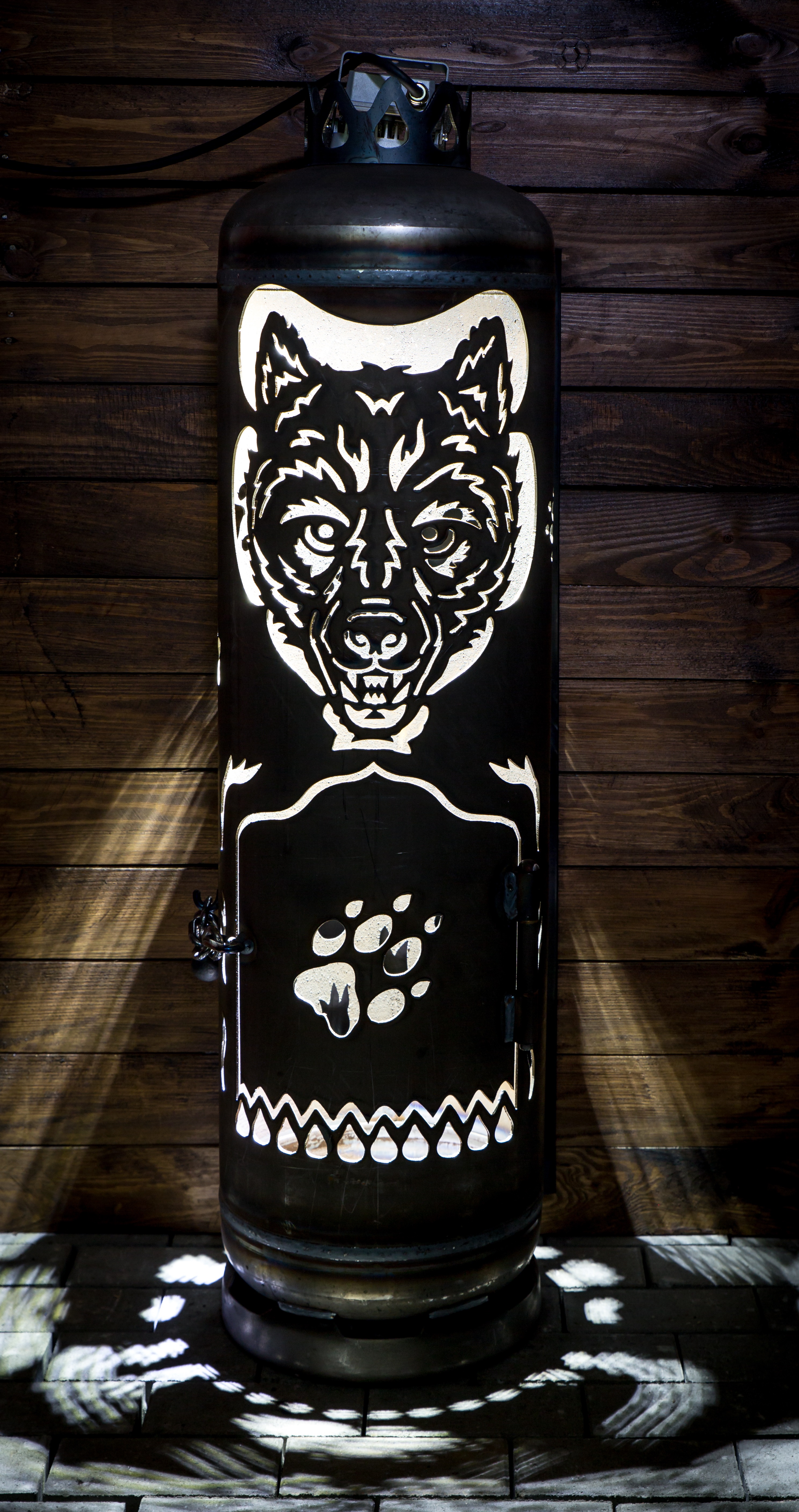 Feuerstelle Wolf