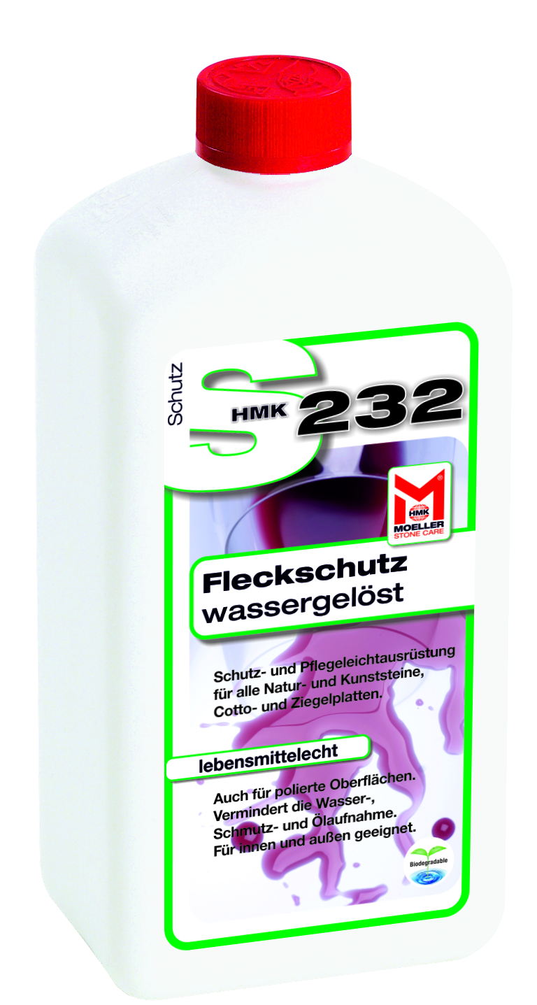 Primero S232 Fleckschutz - Wassergelöst 1 l, für den Innen- und Außenbereich - Sonderpreis Primero S232 Fleckschutz - Wassergelöst 1 l, für den Innen- und Außenbereich - Sonderpreis